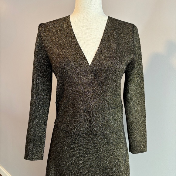 ALC Morrow Metallic Asymmetrical Dress - Picture 3 of 8
